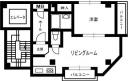 見取図　東南角部屋　東南　両面バルコニー