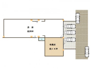 エーリ夕陽丘１階店舗倉庫付き